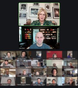 Brené Brown and Adam Grant Live Q and A Next Big Idea Club