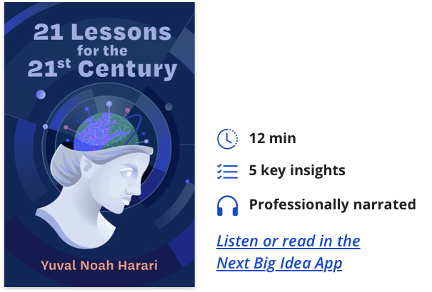 21 Lessons for the 21st Century by Yuval Noah Harari