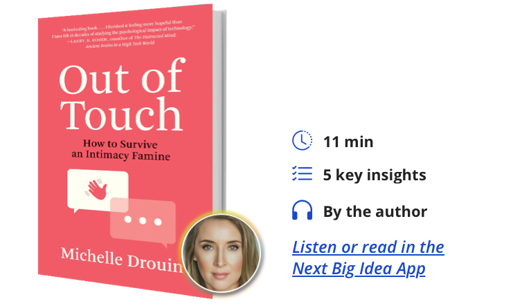 Out of Touch: How to Survive an Intimacy Famine by Michelle Drouin