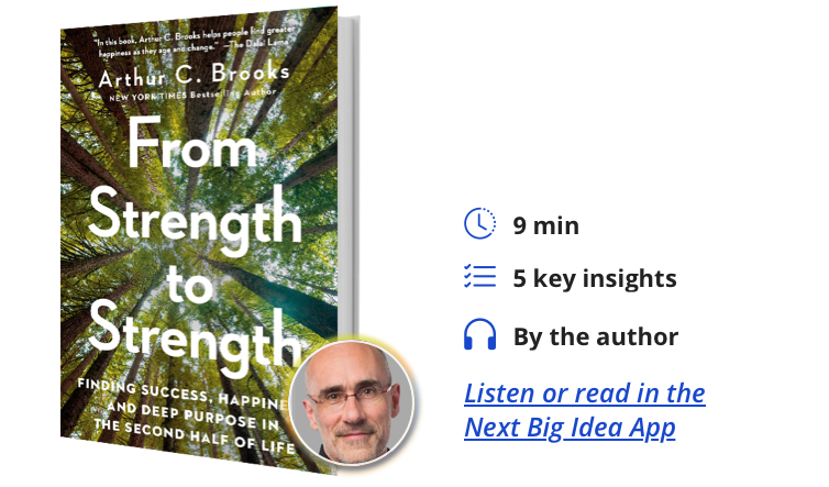 From Strength to Strength: Finding Success, Happiness, and Deep Purpose in the Second Half of Life by Arthur C. Brooks