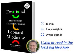 Key Insights Summary of Emotional by Leonard Mlodinow