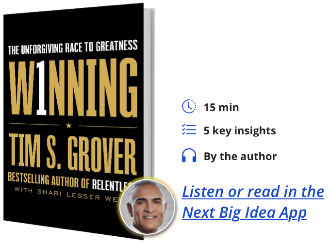 Winning: The Unforgiving Race to Greatness By Tim S. Grover, with Shari Lesser Wenk