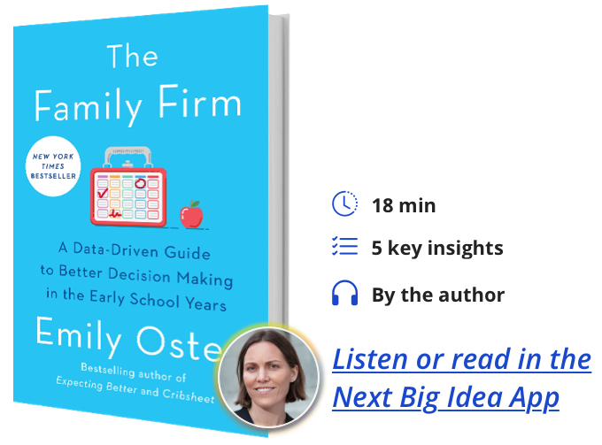 The Family Firm: A Data-Driven Guide by Oster, Emily