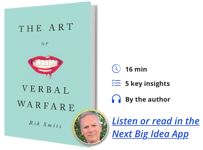 The Art of Verbal Warfare By Rik Smits