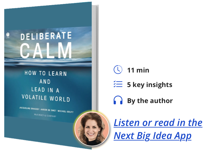 Deliberate Calm: How to Learn and Lead in a Volatile World By Jacqueline Brassey, Aaron de Smet & Michiel Kruyt