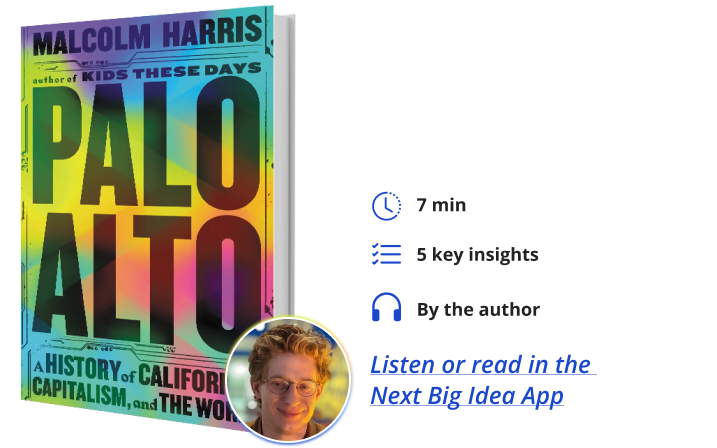 Palo Alto Malcolm Harris Next Big Idea Club
