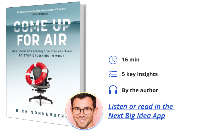 Come Up for Air: How Teams Can Leverage Systems and Tools to Stop Drowning  in Work