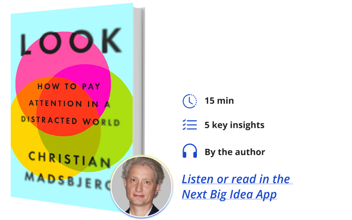 Look: How to Pay Attention in a Distracted World By Christian Madsbjerg Next Big Idea Club