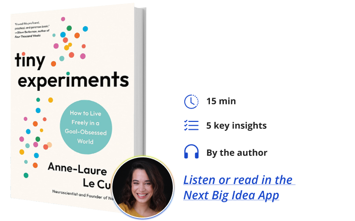 Tiny Experiments Anne-Laure Le Cunff Next Big Idea Club Book Bite