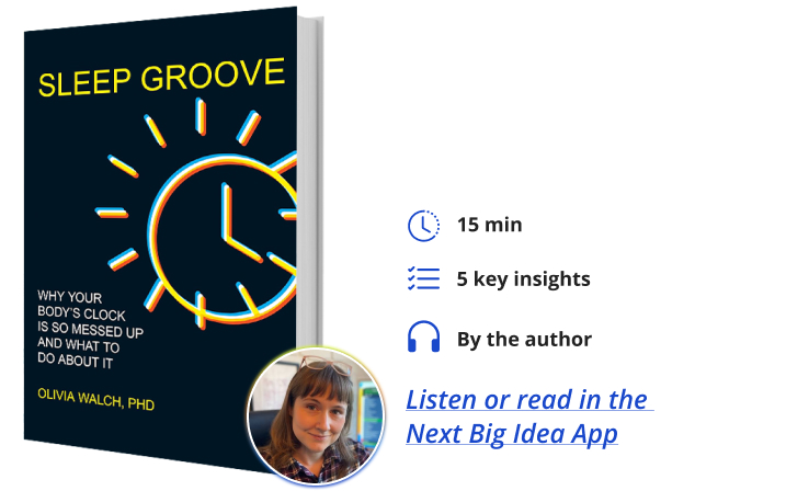 Sleep Groove Olivia Walch Next Big Idea Club Book Bite