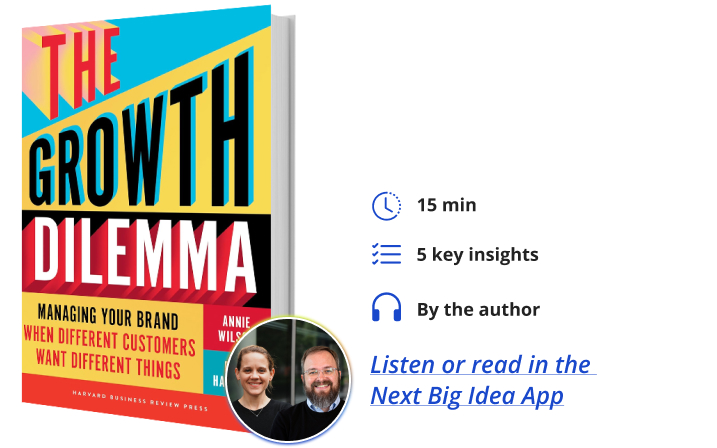 The Growth Dilemma Annie Wilson Ryan Hamilton Next Big Idea Club Book Bite