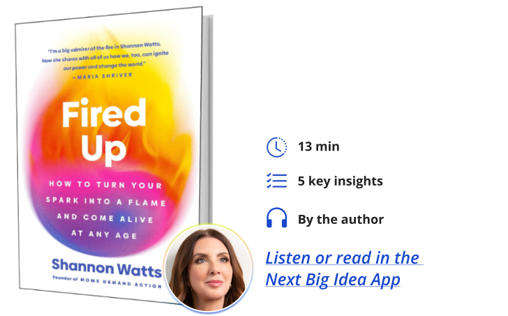 Fired Up Shannon Watts Next Big Idea Club Book Bite