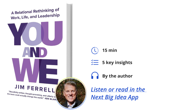 You and We Jim Ferrell Next Big Idea Club Book Bite