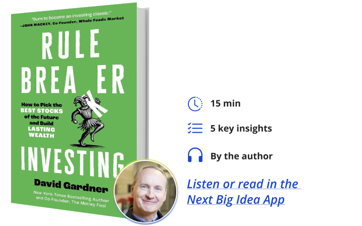 Rule Breaker Investing David Gardner Next Big Idea Club Book Bite