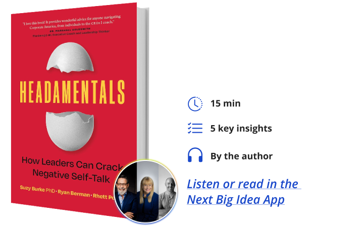 Headamentals Suzy Burke Rhett Power Ryan Berman Next Big Idea Club Book Bite