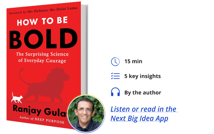 How to Be Bold Ranjay Gulati Next Big Idea Club Book Bite