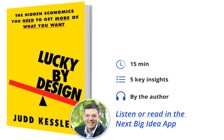 Lucky by Design Judd Kessler Next Big Idea Club Book Bite