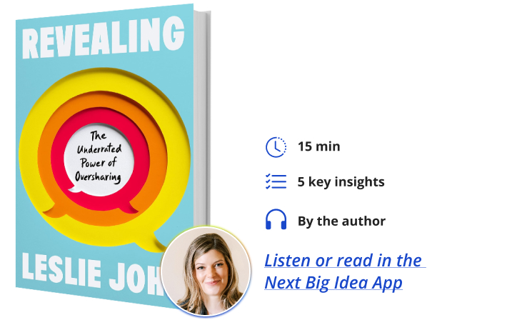 Revealing Leslie John Next Big Idea Club Book Bite