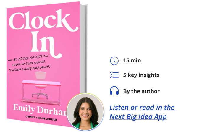 Clock In Emily Durham Next Big Idea Club Book Bite