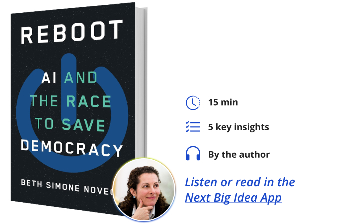 Reboot Beth Simone Noveck Next Big Idea Club Book Bite