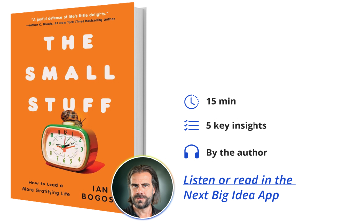 The Small Stuff Ian Bogost Next Big Idea Club Book Bite