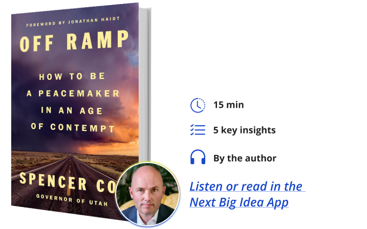 Off Ramp Spencer Cox Next Big Idea Club Book Bite