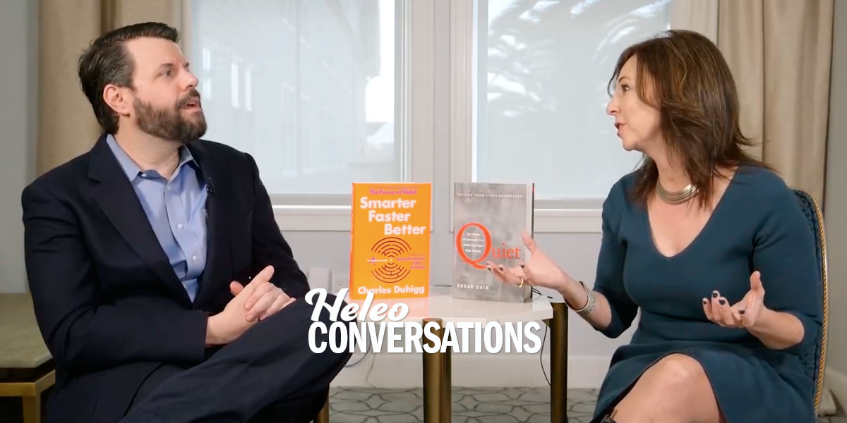 Charles Duhigg and Susan Cain Discuss Productivity for Introverts
